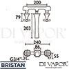 Bristan GLR WMBF C Spare Parts Diagram
