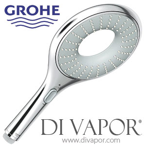 GROHE 27276000 Rainshower Icon 150 Hand Shower Head with 2 Spray Functions