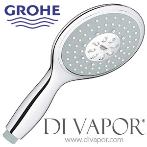 GROHE 27673000 Power & Soul 130 Hand Shower Head with 4 Spray Functions