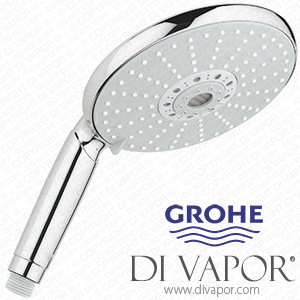 GROHE 28765000 Rainshower Classic 160 Hand Shower Head with 4 Spray Functions