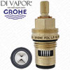 Grohe 45882000 Ceramic Headpart Cartridge - 1/2" - 1/4 Turn - Anti-Clockwise Open
