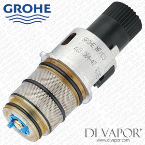 Grohe 47885000 1/2 Inch Thermostatic Cartridge for Grohtherm 800 and 1000 Shower Bar Valves
