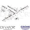 Grohe GR DV 101 Spare Tech Diagram