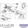 Grohe GR DV 105 Mixer Spare Tech Diagram