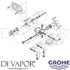 Grohe GR DV 106 Spare Tech Diagram