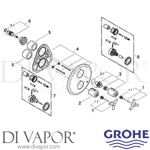 Grohe Shower Valve Spare Parts GR DV 108