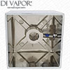 Shower Valve Flow Square Handle Control