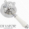 Traditional Shower Valve Handle Control Assembly