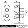 Hudson Reed GRA3410 Grace Shower Valve Spare Parts Diagram