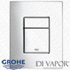 GROHE 38732000 Flush Plate - Skate Cosmopolitan Dual Flush Vertical WC Wall Plate