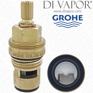 Grohe 45342000 1/2 Inch Carbodur Half Turn Flow On/Off Cartridge for Cold (Anti-Clockwise Close) - GROHE-45342000