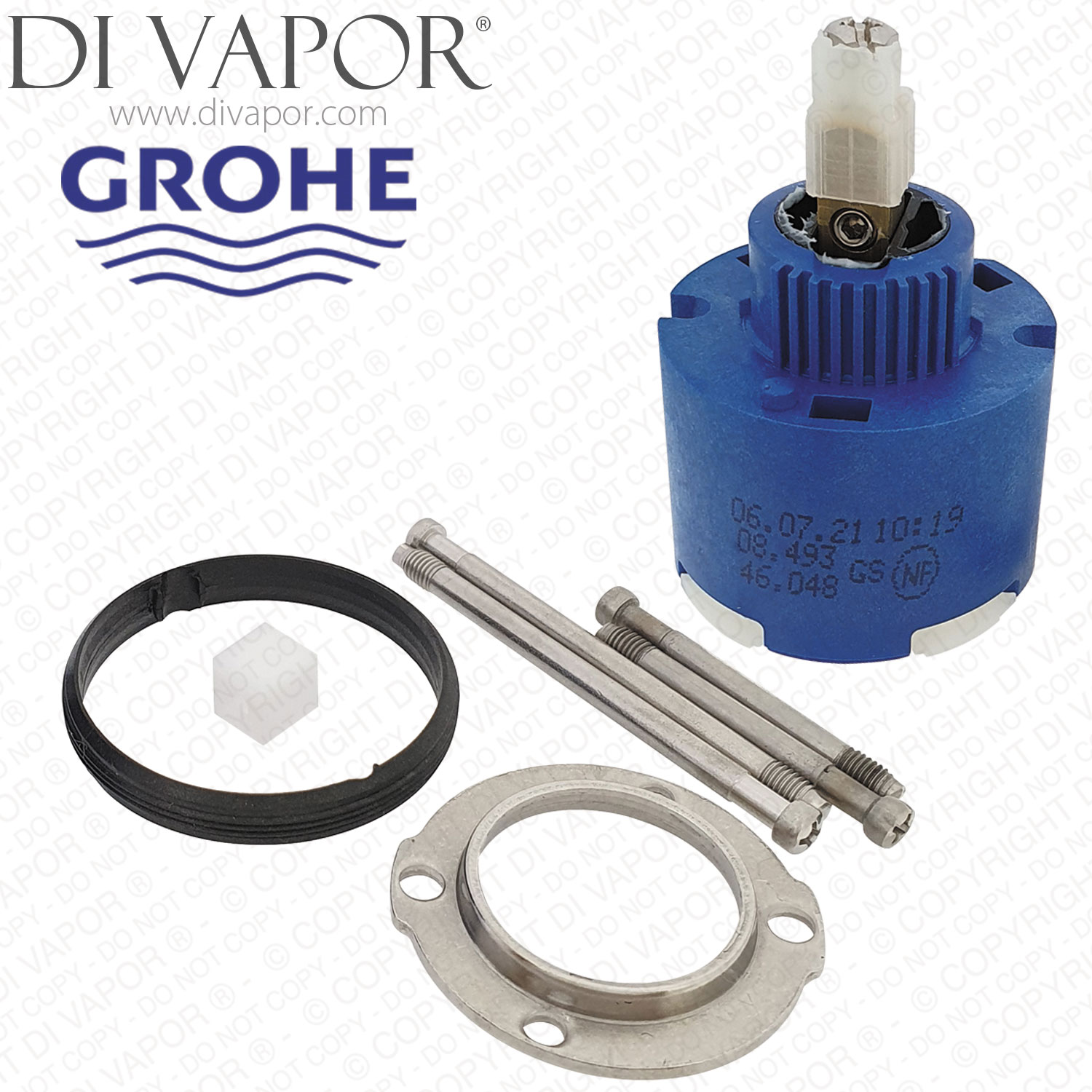 GROHE - Cartouche à disques céramique D46mm, Réf 46048000