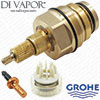 Grohe 47598000 Thermostatic Cartridge with Piston and Wax Element Control Unit for Avensys and Grohmaster Valves - Spare Part Number: GROHE-47598000
