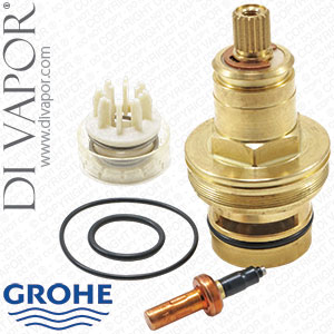 Grohe 47600000 Thermostatic Cartridge with Shuttle Piston and Wax Thermostat Element for Avensys and Grohmaster Valves