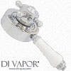 Temperature Control Handle for Concentric Shower Valves - GS7544