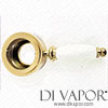 Gold Handle & Collar Assembly for Exposed Thermostatic Shower Valve