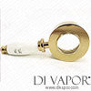 Gold Handle & Collar Assembly for Exposed Thermostatic Shower Valve