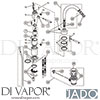 Jado H2020AA GEN1 Mixer Spare Tech Diagram