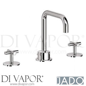 Jado IQ Dual Control Three Taphole Basin Mixer with Swivel Spout Spare Parts H2050AA GEN1