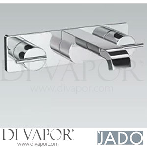 Jado H2109AA Glance 3-H Wall Mounted Lav Set Trim Cr Basin Mixer Tap Spare Parts