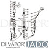 Jado H2476AA Mixer Spare Diagram