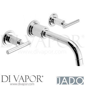Jado H2483AA New Haven Concealed Three Hole Wall Mounted Basin Mixer Spare Parts