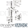 Jado H2562AA Mixer Tap Spare Diagram