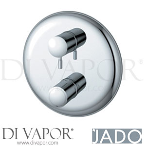 Jado H3974AA IQ Faceplate and Round Handle for Use with Concealed Shut-Off Valves Spare Parts