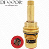 66mm Ceramic Disc Cartridge - 1/2 Inch - 20 Spline (9mm Diameter) - Clockwise Open