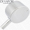 Flow & Temperature Handle For Concealed Shower Valves (20 Spline Handle) - H891-90