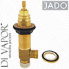 Jado H892654NU On/Off Right Side Deck Mounted Rough in Valve