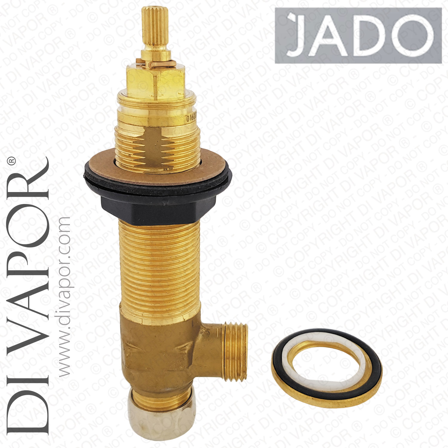 Jado H892654NU On/Off Right Side Deck Mounted Rough in Valve
