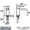 Bristan HA BASNW C Mixer Diagram