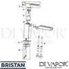 Bristan HA BASNW C Mixer Spare Tech Diagram