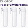Hanstrom K5 Carbon Pure Water Filter 3 Pack Compatible Replacement