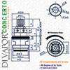 Quarter Turn Ceramic Disc Cartridge Homebase Kitchen Tap