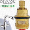 Homebase Funktion Hot Tap Cartridge Compatible Spare - HB845633