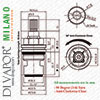 Homebase Milano Hot Tap Cartridge Diagram