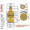 3FZUB/CH Caple Zuben Tap Cartridge