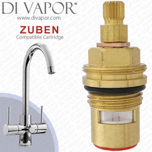 CAPLE Zuben 3 Flow Hot Kitchen Tap Cartridge - 3FZUB/CH Compatible Spare - HC/3FZUB/CH