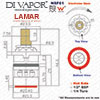 CAPLE Lamar Hot Kitchen Tap Cartridge LAM3 SS Compatible  HC LAM3 SS Spare