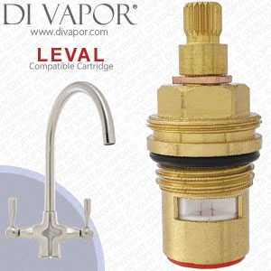 CAPLE Leval Hot Kitchen Tap Cartridge - LEV3/BN, LEV3/CH Compatible Spare - HC/LEV3