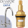 CAPLE Leval Hot Kitchen Tap Cartridge (Threaded Flange) - LEV3/BN, LEV3/CH Compatible Spare - HC/LEV3V2
