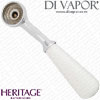 HD037FBCPB Heritage Bathrooms Diverter Handle Chrome for TDC