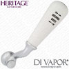 Heritage Bathrooms HD037FBCPB Diverter Handle Chrome for TDC