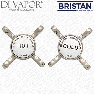 Bristan HD038FBPVB Handles Pair (Hot & Cold) for N 1/2 Gold