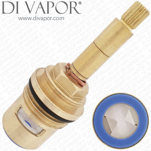 75mm Flow Cartridge - 3/4 Inch - Anti-clockwise Open - 20 Spline