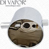 Round Temperature Control Handle Mode Hardy Concealed Twin and Triple Shower Valves