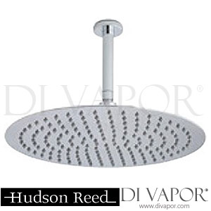 Hudson Reed HEAD46-ARM15 400mm Round Fixed Head & Ceiling Arm Spare Parts