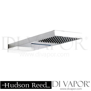 Hudson Reed HEAD48 Rectangular Shower Head with Water Blade 430mm x 200mm Shower Spare Parts